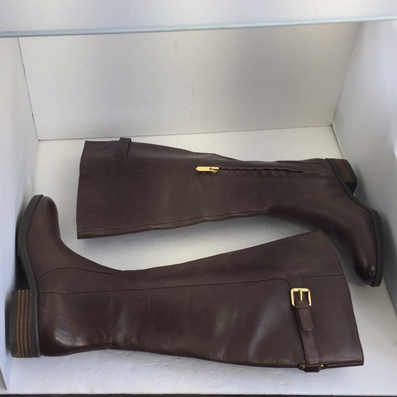 Sam Edelman brown leather boot Sz 6 NWOB - Picture 5 of 8